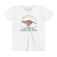 El Niño Tiene Su Vaz, Antonio Tiene Su Don Bella Canvas Youth Short Sleeve Tee