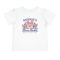 Minnie's Flower Market Bella Canvas Toddler Short Sleeve Tee