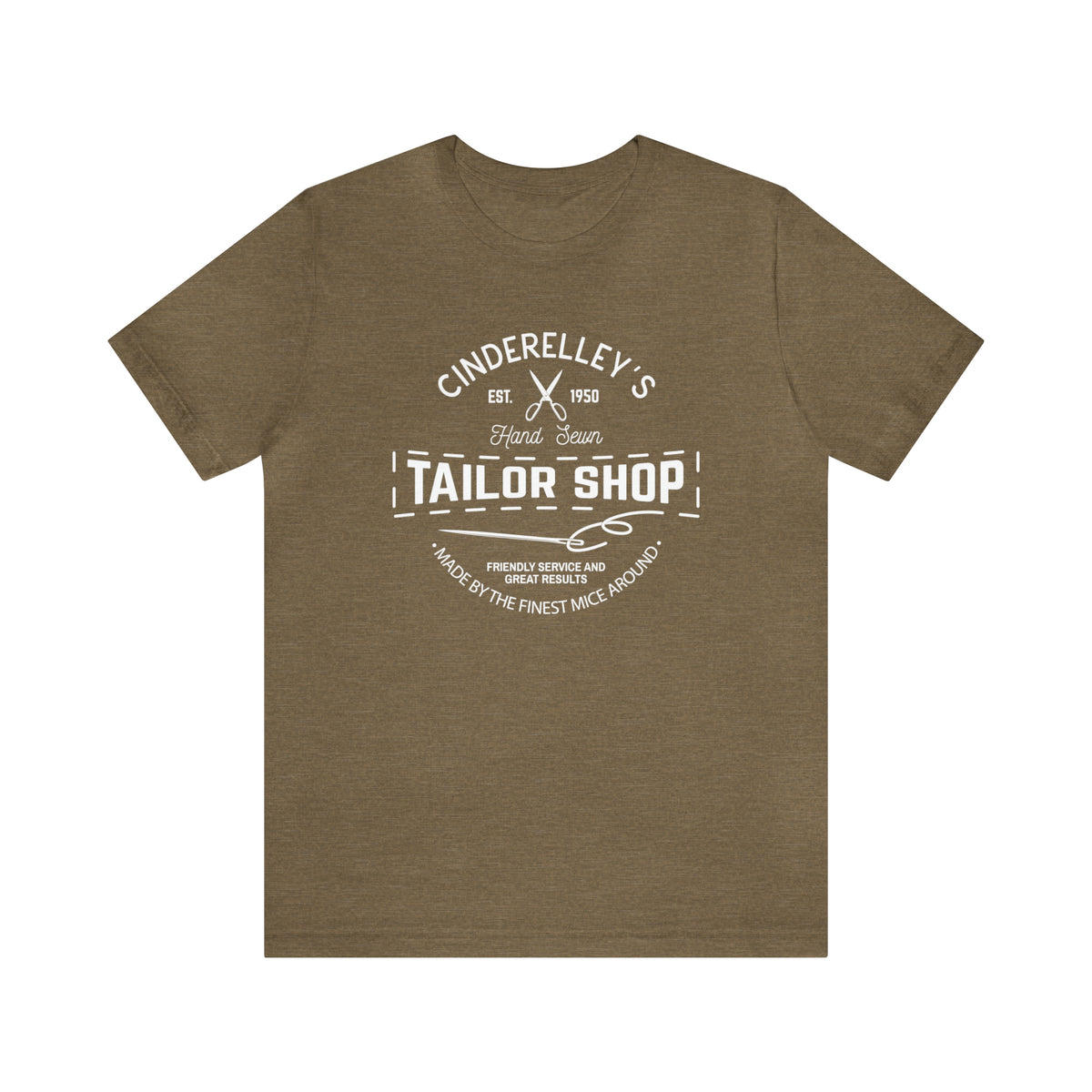 Cinderelley’s Tailor Shop Canvas Unisex Jersey Short Sleeve Tee
