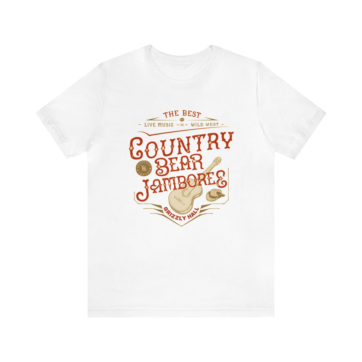 Country Bear Jamboree Bella Canvas Unisex Jersey Short Sleeve Tee