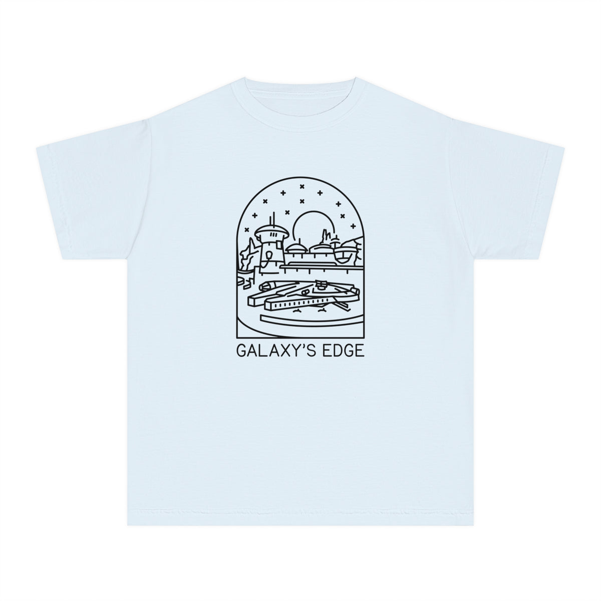 Galaxy's Edge Comfort Colors Youth Midweight Tee