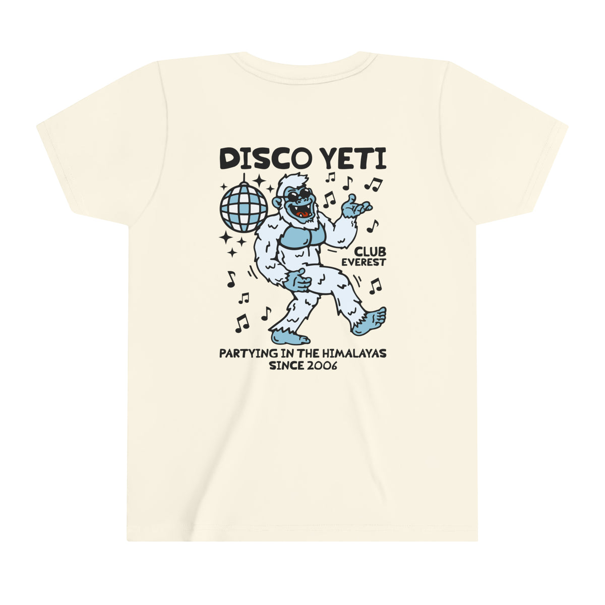 Disco Yeti Bella Canvas Youth Short Sleeve Tee
