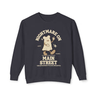 Nightmare on Main Street Unisex Lightweight Comfort Colors Crewneck Sweatshirt