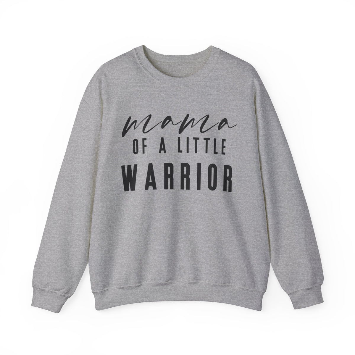 Mama of a Little Warrior Gildan Unisex Heavy Blend™ Crewneck Sweatshirt