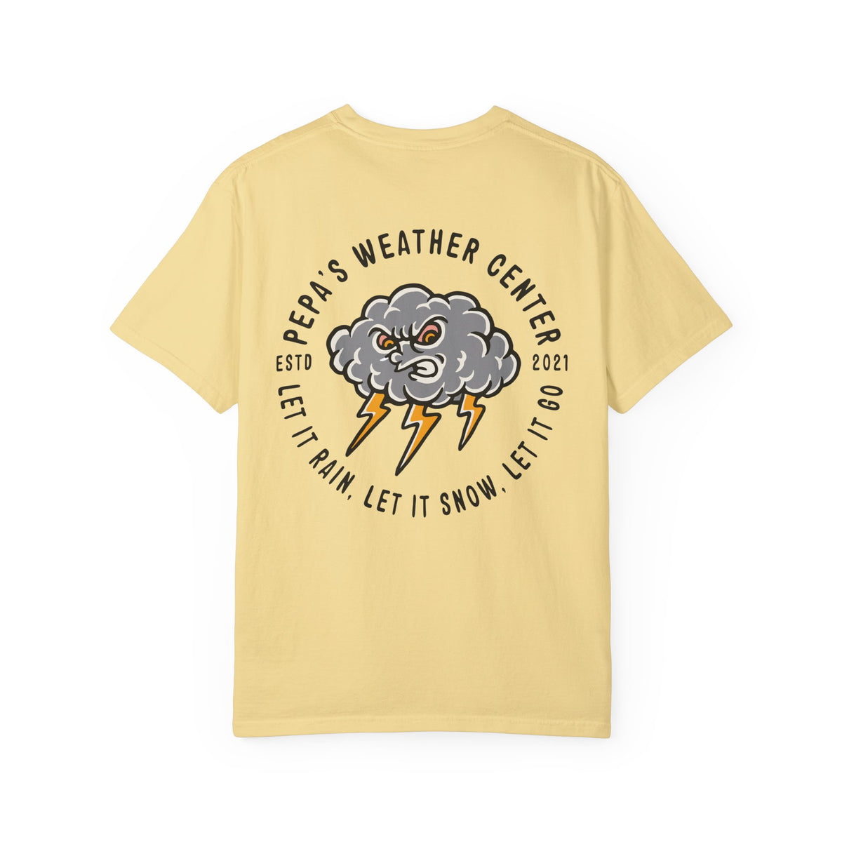 Pepa's Weather Center Comfort Colors Unisex Garment-Dyed T-shirt