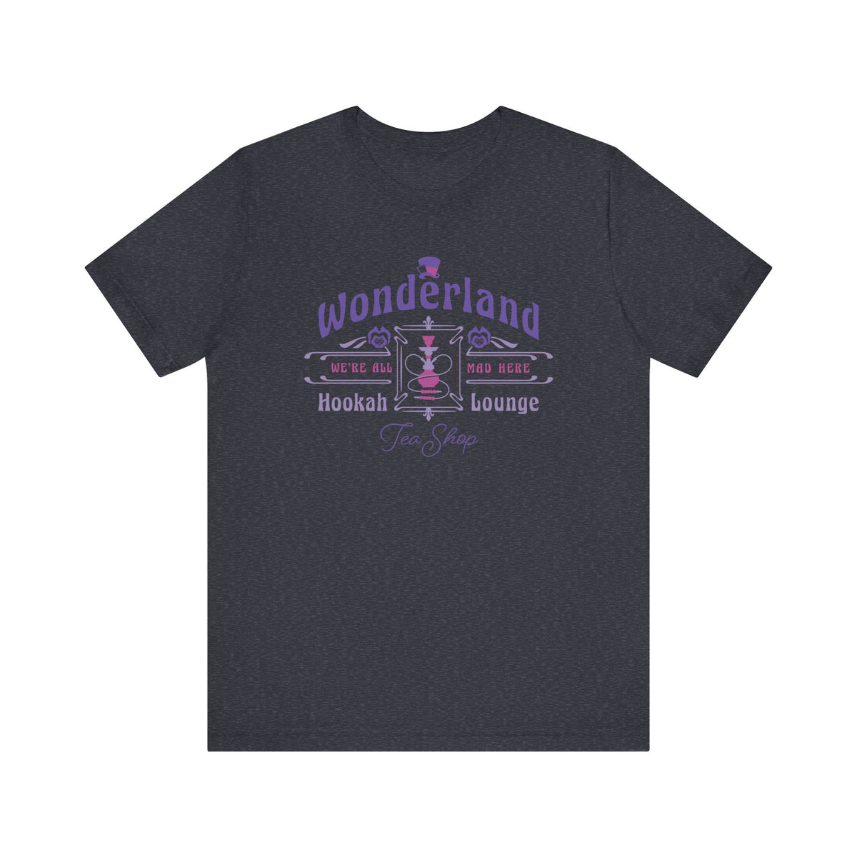 Wonderland Hookah Lounge Bella Canvas Unisex Jersey Short Sleeve Tee