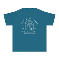 Paradise Falls Vacation Co. Comfort Colors Youth Midweight Tee