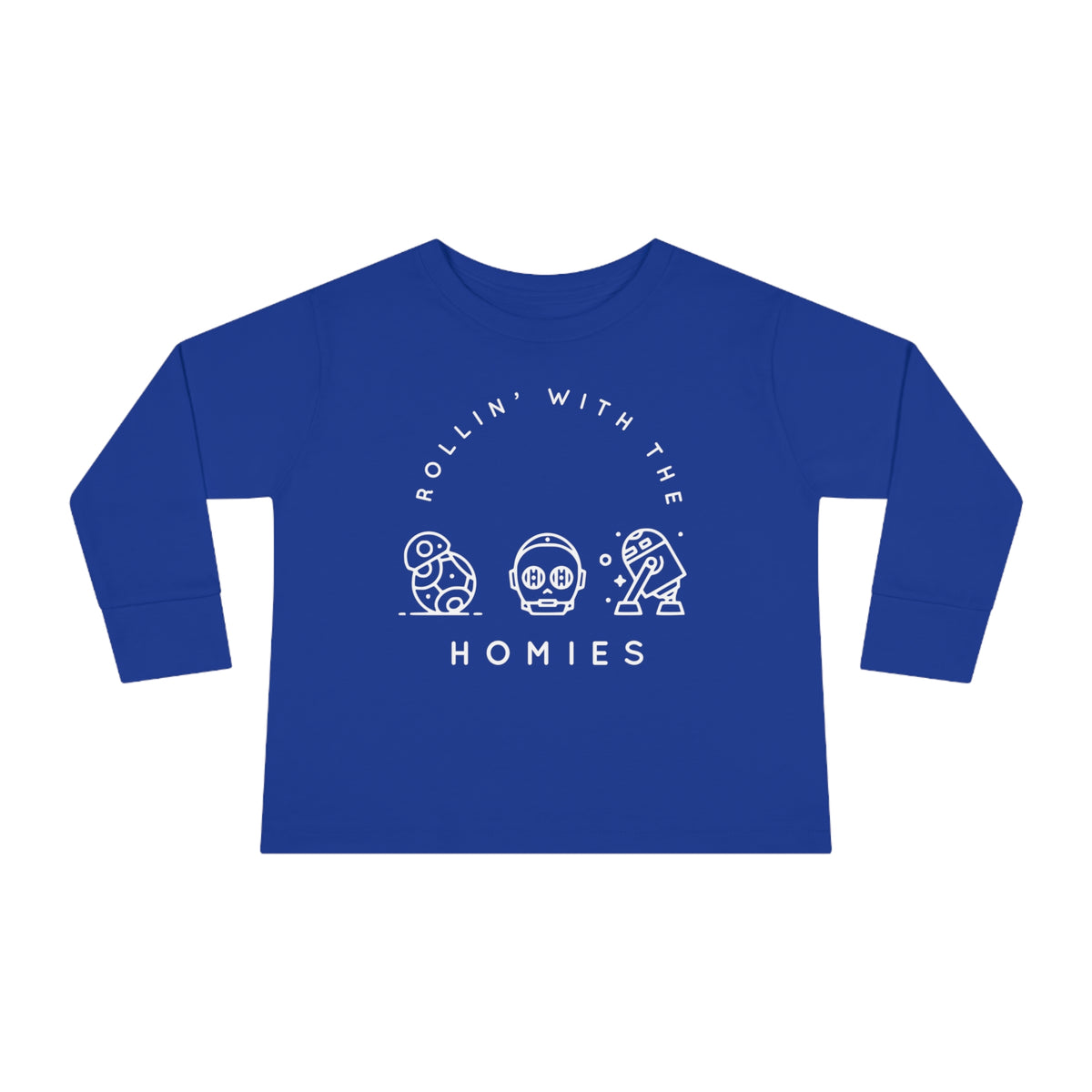 Rollin’ With The Homies Rabbit Skins Toddler Long Sleeve Tee