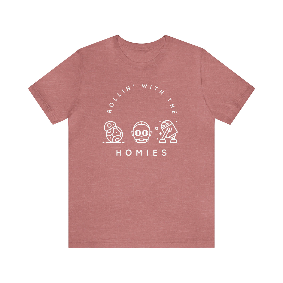 Rollin’ With The Homies Bella Canvas Unisex Jersey Short Sleeve Tee