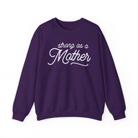 Strong As A Mother Gildan Unisex Heavy Blend™ Crewneck Sweatshirt