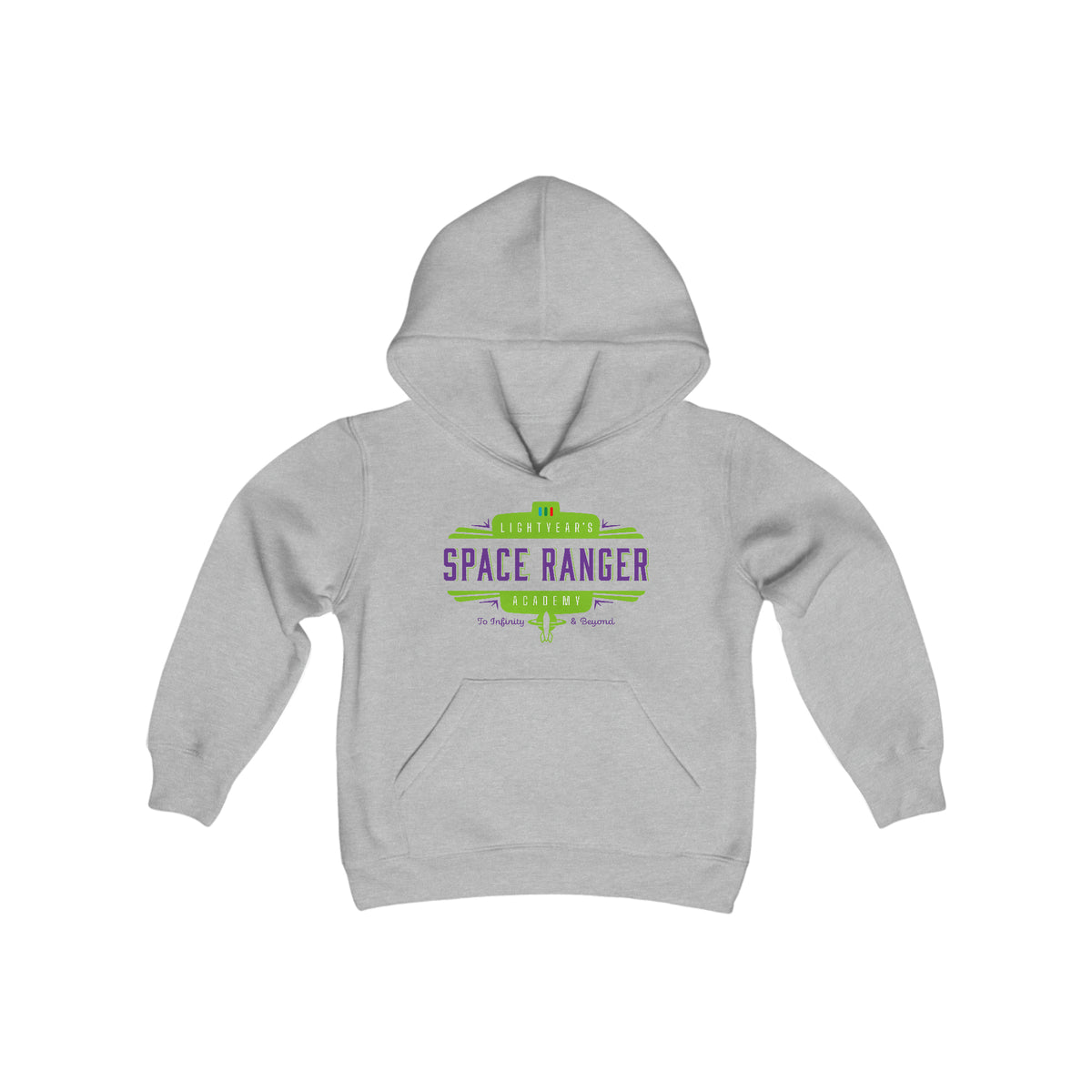 Lightyear's Space Ranger Academy Gildan Youth Heavy Blend Hooded Sweatshirt