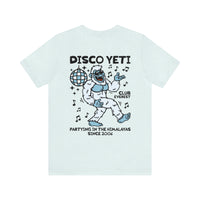 Disco Yeti Bella Canvas Unisex Jersey Short Sleeve Tee