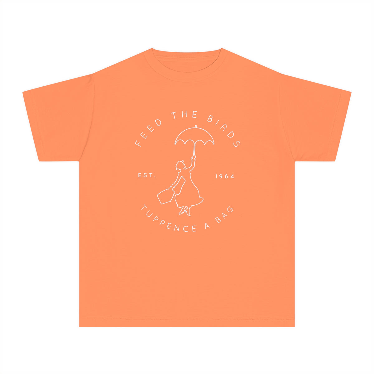 Feed the Birds Tuppence A Bag Comfort Colors Youth Midweight Tee