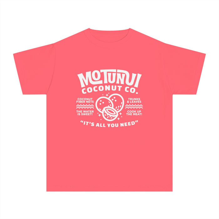 Motunui Coconut Company Comfort Colors Youth Midweight Tee