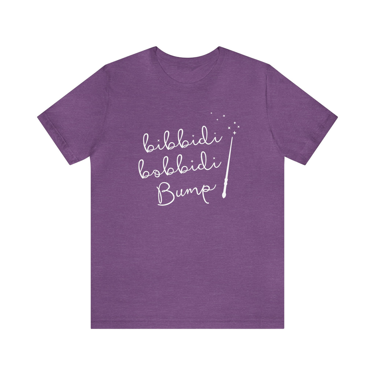 Bibbidi Bobbidi Bump Bella Canvas Unisex Jersey Short Sleeve Tee