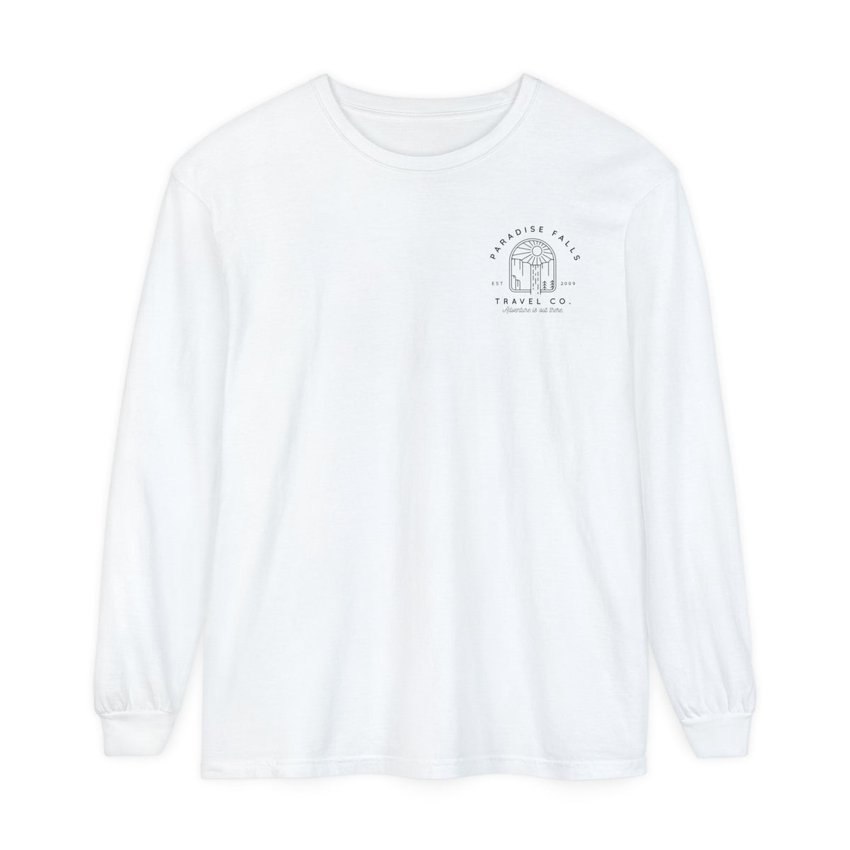 Paradise Falls Comfort Colors Unisex Garment-dyed Long Sleeve T-Shirt