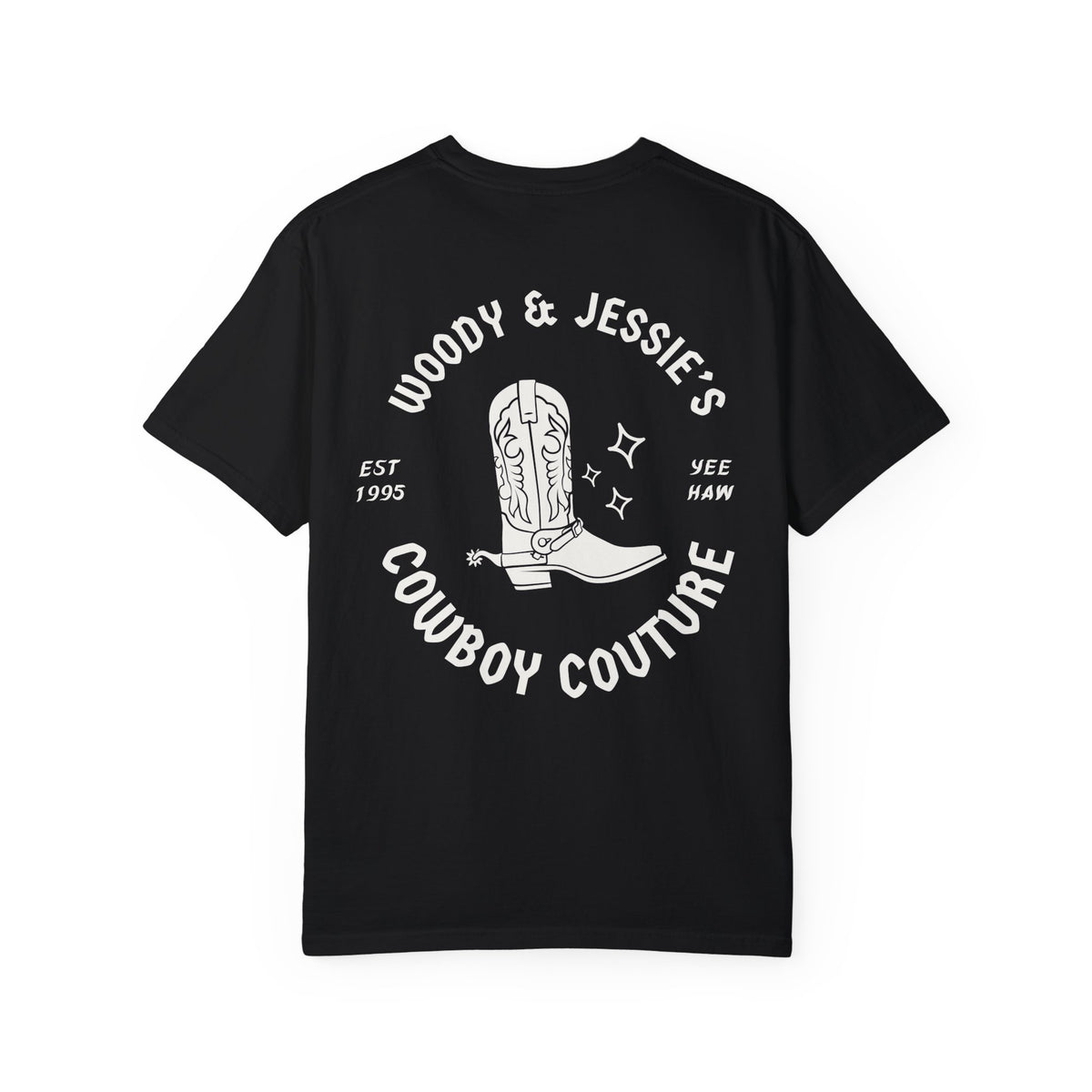 Woody & Jessie's Cowboy Couture Comfort Colors Unisex Garment-Dyed T-shirt