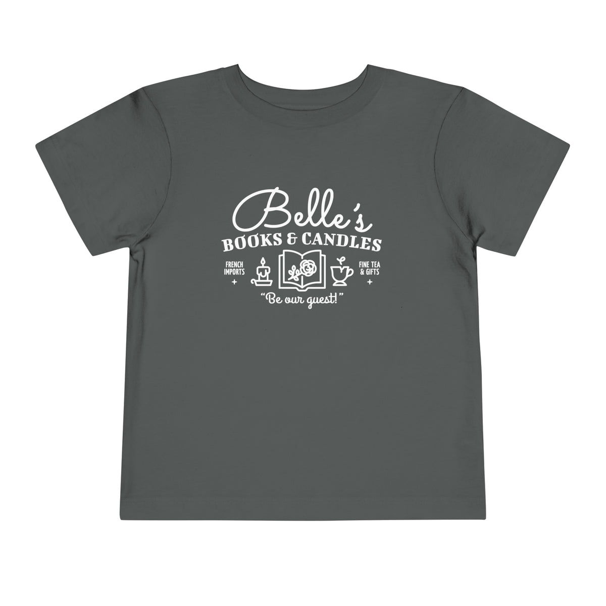 Belle's Books & Candles Bella Canvas Toddler Short Sleeve Tee