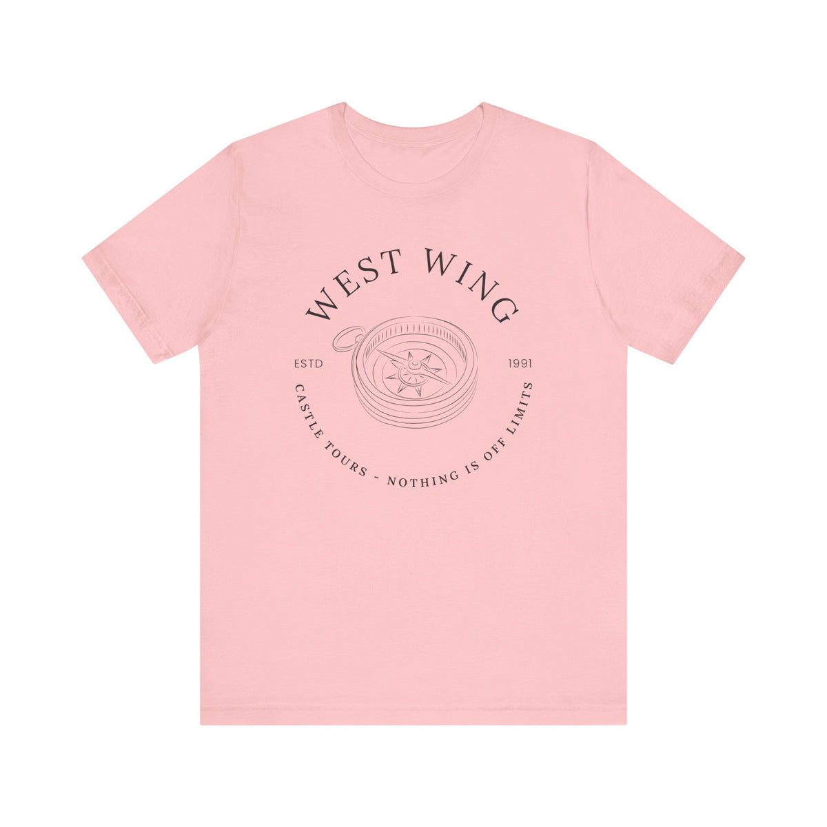 West Wing Castle Tours Bella Canvas Unisex Jersey Short Sleeve Tee