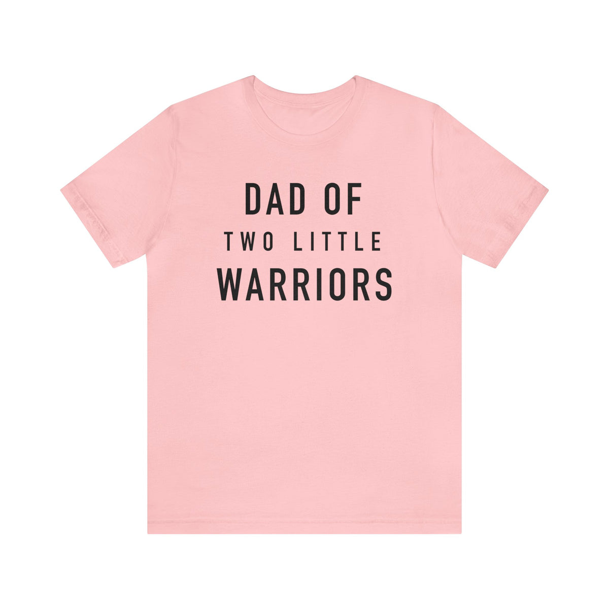 Dad Of Two Little Warriors Bella Canvas Unisex Jersey Short Sleeve Tee