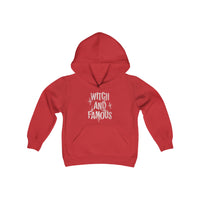 Witch and Famous Gildan Youth Heavy Blend Hooded Sweatshirt