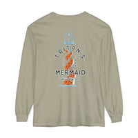 Triton's Mermaid Security Comfort Colors Unisex Garment-dyed Long Sleeve T-Shirt