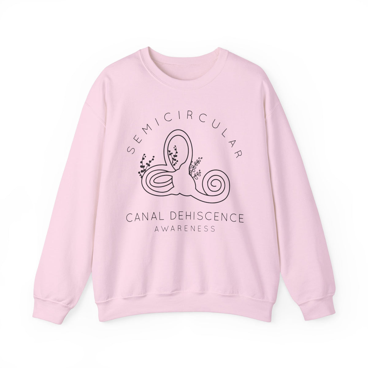 Semicircular Canal Dehiscence Awareness Gildan Unisex Heavy Blend™ Crewneck Sweatshirt