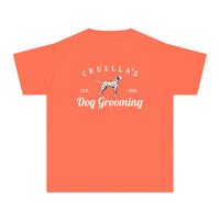 Cruella’s Dog Grooming Comfort Colors Youth Midweight Tee