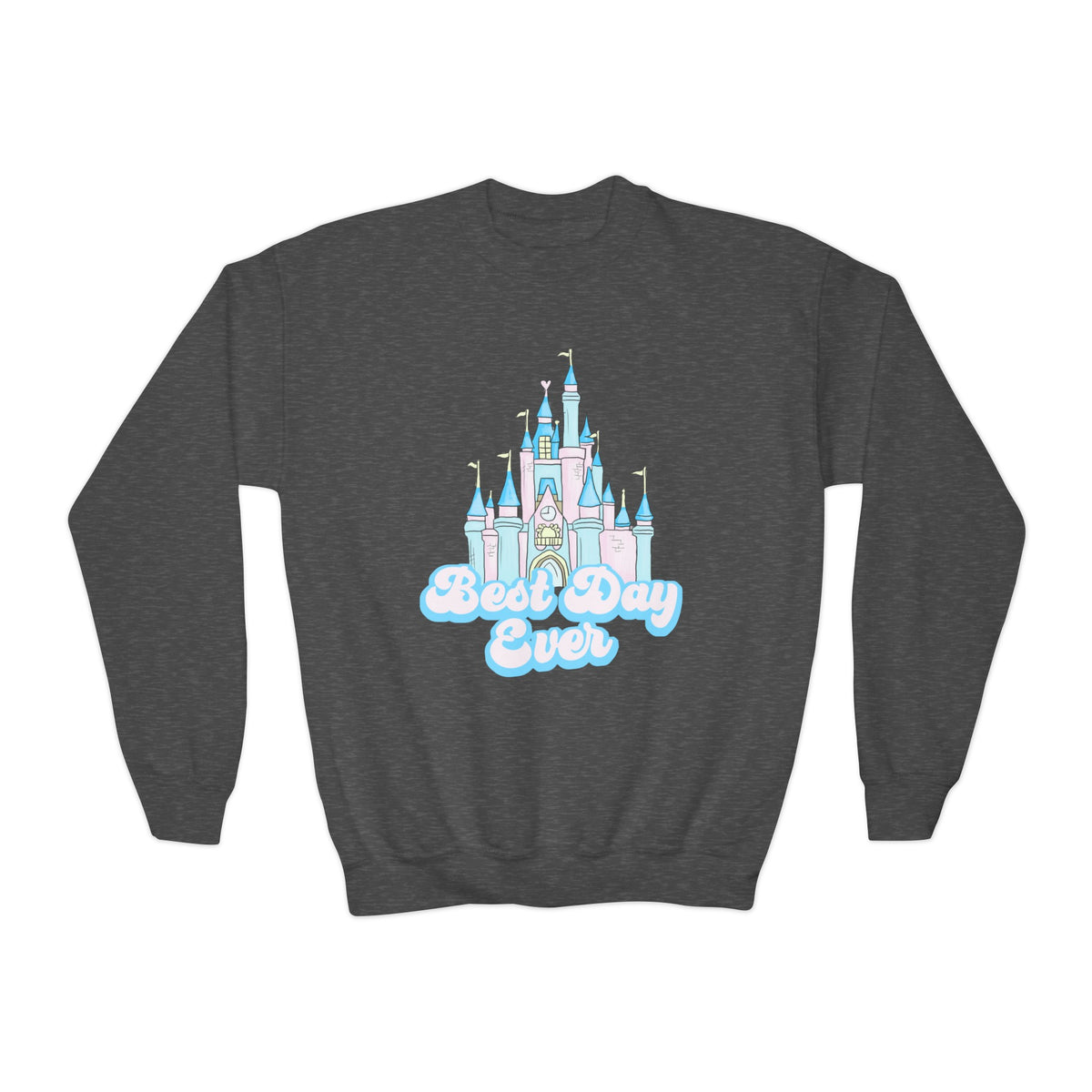 Best Day Ever Gildan Youth Crewneck Sweatshirt