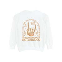 Motherhood Comfort Colors Unisex Garment-Dyed Sweatshirt