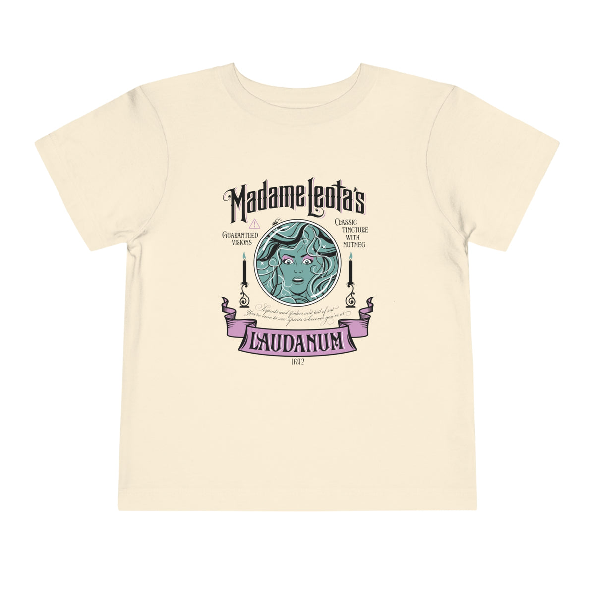 Madame Leota’s Laudanum Teal Bella Canvas Toddler Short Sleeve Tee