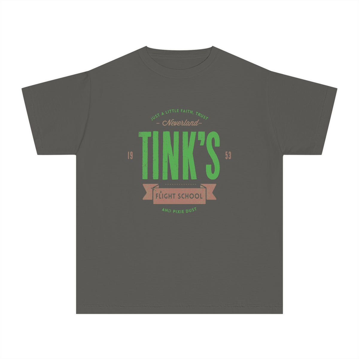 Tink's Flight School Comfort Colors Youth Midweight Tee