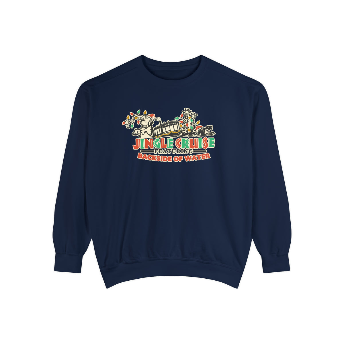 Jingle Cruise Comfort Colors Unisex Garment-Dyed Sweatshirt