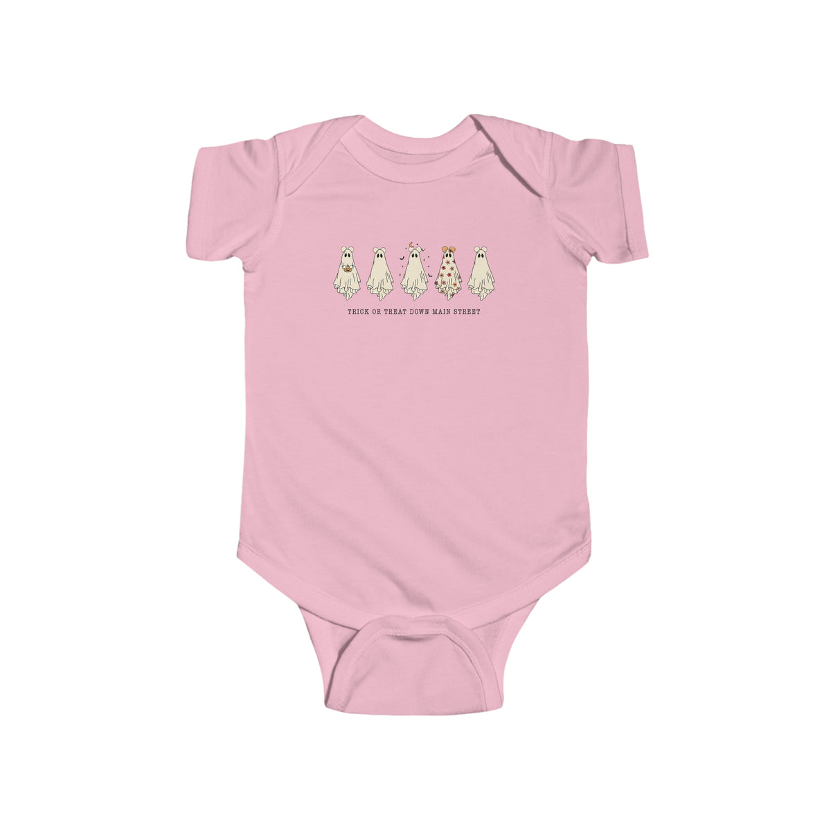 Trick or Treat Down Main Street Infant Fine Jersey Bodysuit