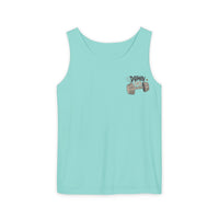 Down Bad Crying at the Gym Unisex Comfort Colors Garment-Dyed Tank Top