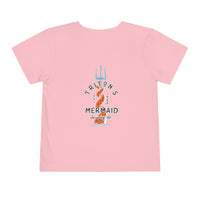 Triton's Mermaid Security Bella Canvas Toddler Short Sleeve Tee