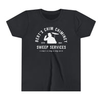 Bert’s Chim Chiminey Sweep Services Bella Canvas Youth Short Sleeve Tee