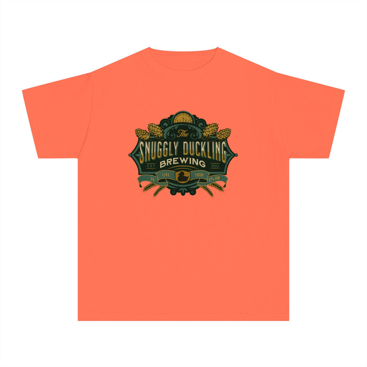 The Snuggly Duckling Brewing Comfort Colors Youth Midweight Tee