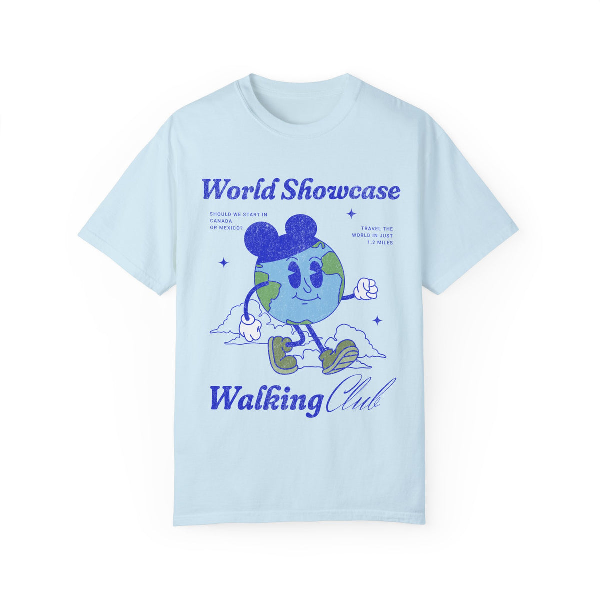 World Showcase Walking Club Comfort Colors Unisex Garment-Dyed T-shirt