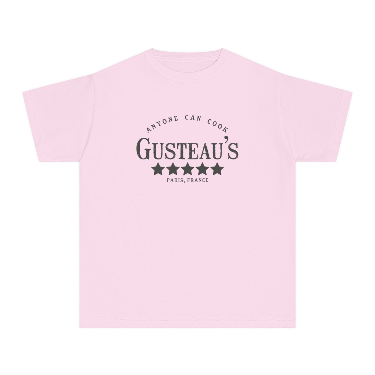 Gusteau’s Anyone Can Cook Comfort Colors Youth Midweight Tee