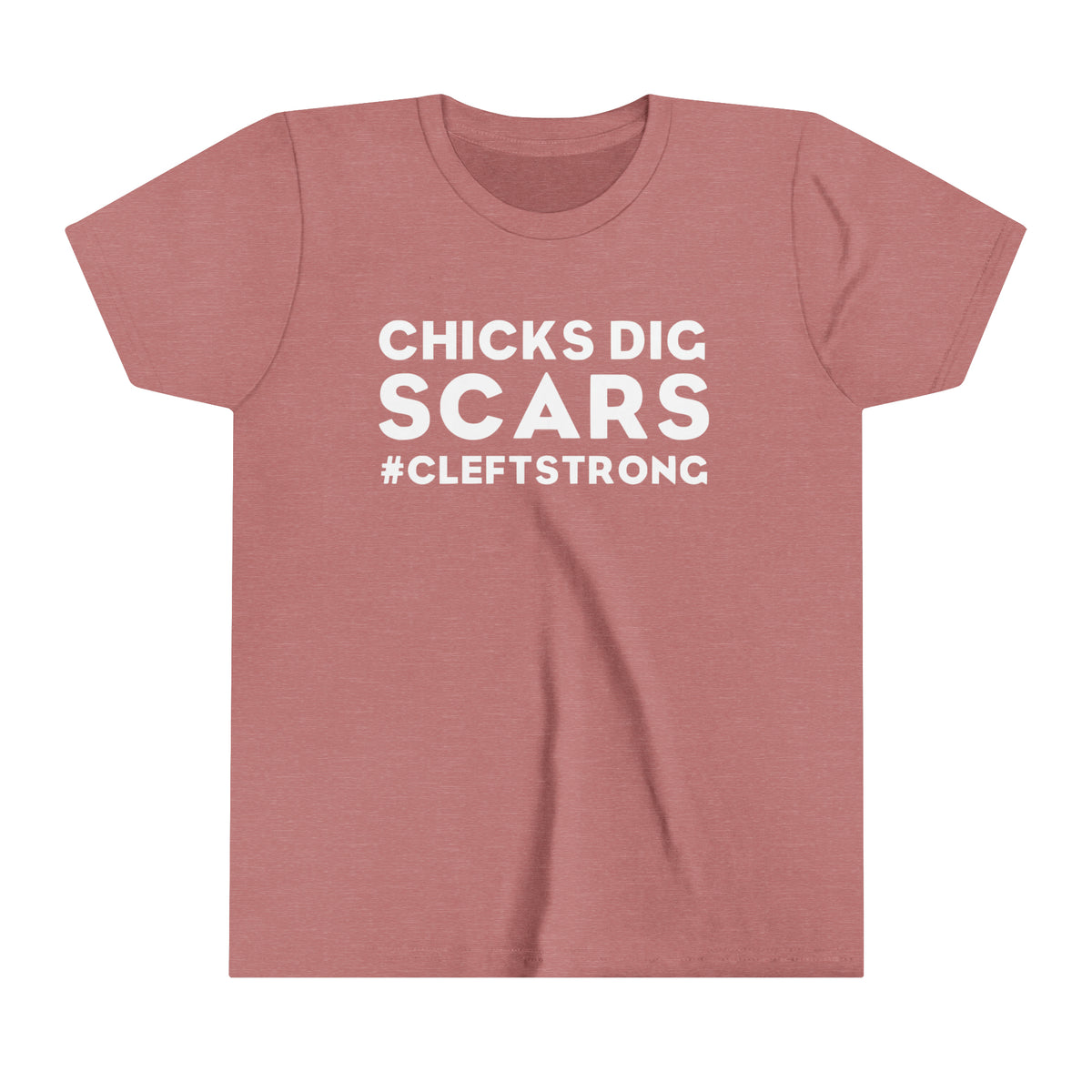 Chicks Dig Scars Bella Canvas Youth Short Sleeve Tee