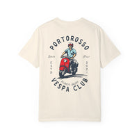 Portorosso Vespa Club Comfort Colors Unisex Garment-Dyed T-shirt