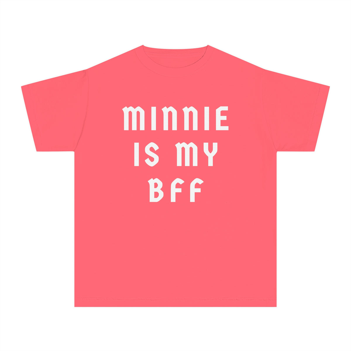 Minnie Is My BFF Comfort Colors Youth Midweight Tee