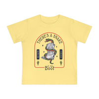 There's A Snake In My Boot Bella Canvas Baby Short Sleeve T-Shirt