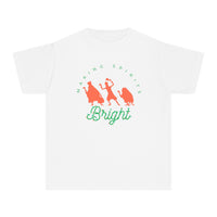 Making Spirits Bright Comfort Colors Youth Midweight Tee