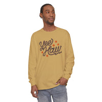 Yee Haw Comfort Colors Unisex Garment-dyed Long Sleeve T-Shirt