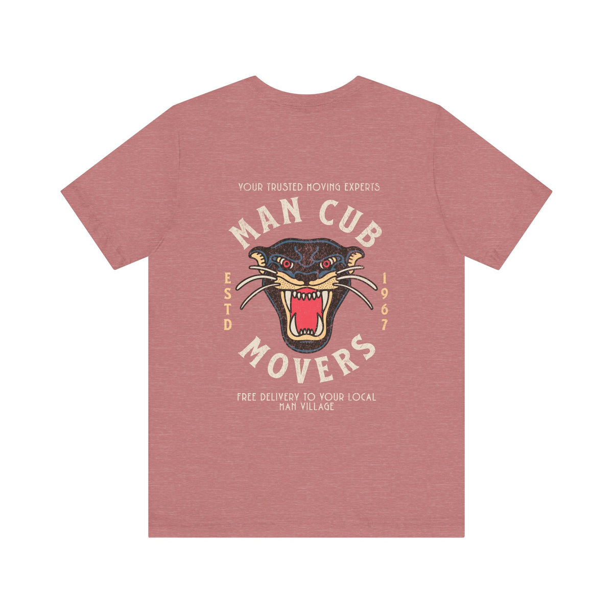Man Cub Movers Bella Canvas Unisex Jersey Short Sleeve Tee