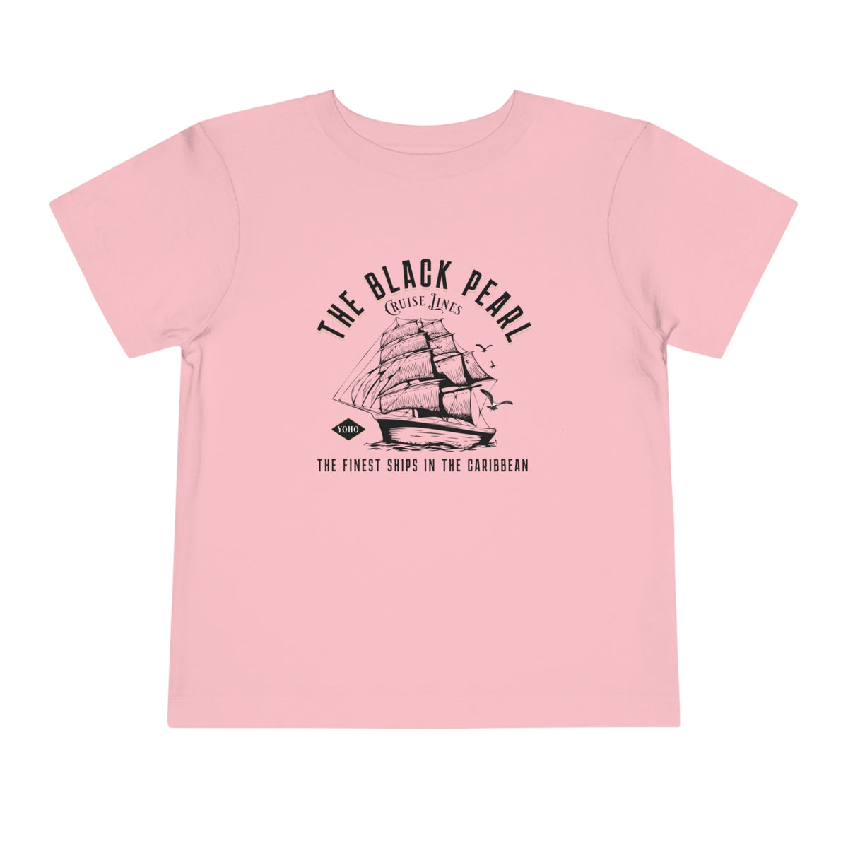 Black Pearl Cruise Lines Bella Canvas Toddler Short Sleeve Tee