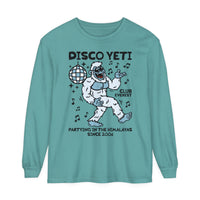 Disco Yeti Comfort Colors Unisex Garment-dyed Long Sleeve T-Shirt
