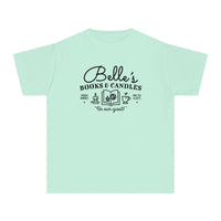Belle’s Books & Candles Comfort Colors Youth Midweight Tee